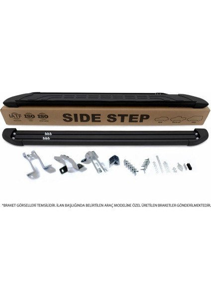 Isuzu D-Max Faba Yan Basamak Siyah 2020 ve Sonrası modelleri