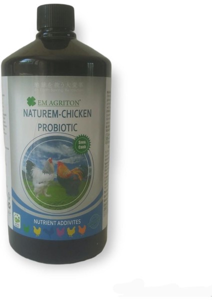Naturem-chicken Kümes (Çiftlik) Hayvanları Için Aktif & Canlı Sıvı Probiyotik 1litre
