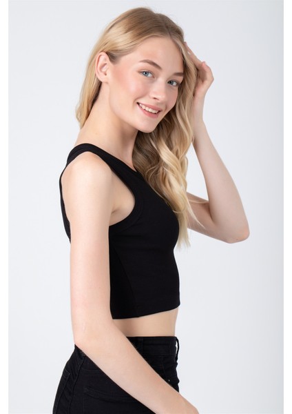 Kadın Kaşkorse Crop Büstiyer Atlet 6105 Siyah fırsatları