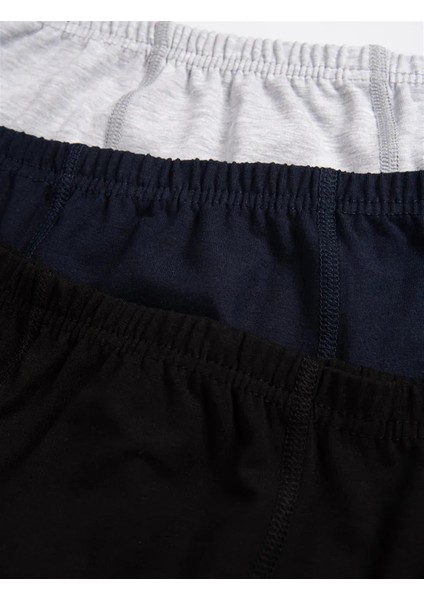 Erkek Çocuk/garson Baskılı Boxer 3'lü Paket 3917 Siyah fırsatları