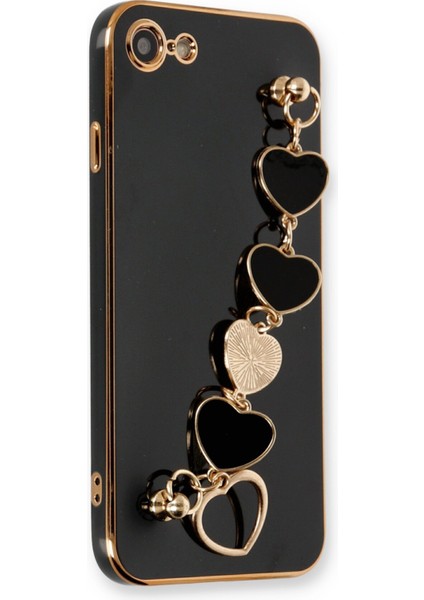 Iphone 7 Kılıf Esila Silikon - Siyah 300099