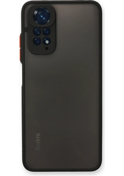 Xiaomi Redmi Note 11 Kılıf Montreal Silikon Kapak - Siyah