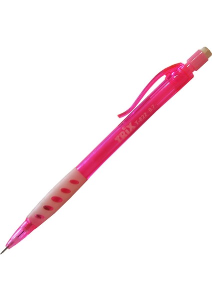 Şeffaf Gövde Versatil Kalem - T-822 - Pembe - 0,7 mm