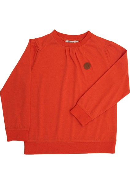 Kız Çocuk Uzun Kollu Orange Tshirt - Reborn
