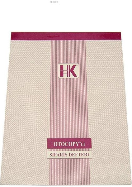 Sipariş Fişi 5/50 2nüshalı Otocopili 12 Adet