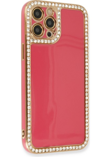 Iphone 12 Pro Kılıf Solo Taşlı Silikon - Pembe fiyatları