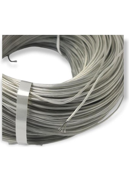 0.34MM Tek Damar 11TEL Montaj Kablosu 200MT Şeffaf