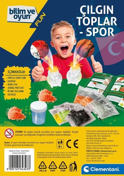 Bilim ve Oyun Çılgın Toplar Spor 64323 indirimleri