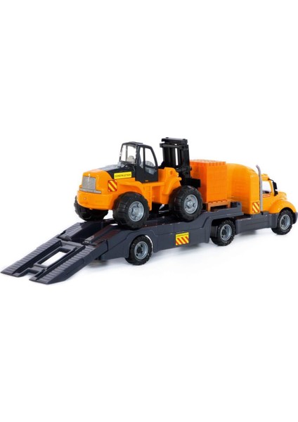 Mıke, Taşıyıcı Tır ve Forklift Yapı Seti "super Miks" - Palet Üzerinde 30 Parça fırsatları