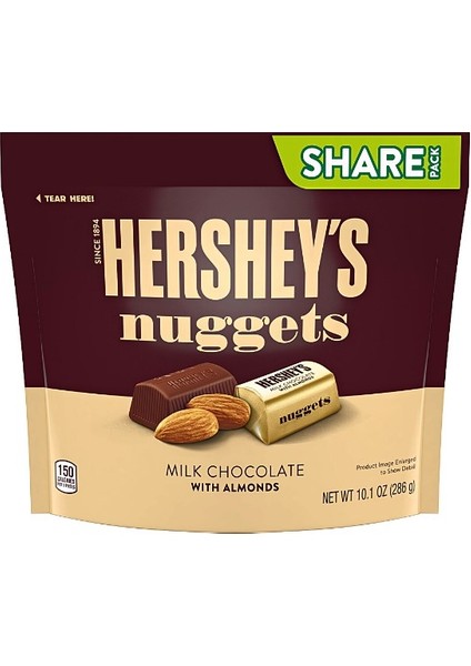 Nuggets Milk Chocolate With Almonds 286 gr