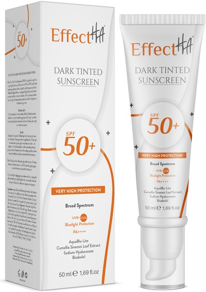 Dark Tinted Sunscreen SPF50+