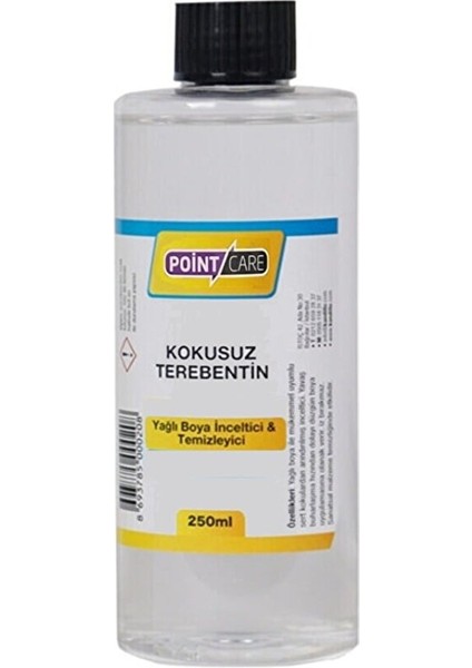 Ay Magnet Yağlı Boya Seti Yardımcı Malzemeler 3 x 250 ml Terebentin Resim Keten Yağı ve Fırça Temizleme Sıvısı