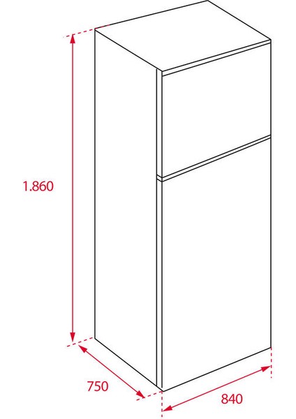 - Rtf 15810 Ss Ttm - Solo Longlife No Frost Buzdolabı - 625 Lt - Inox - 84 cm - 113360000