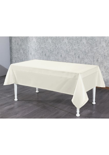 Kristal Monoray Kumaş Krem Masa Örtüsü Dikdörtgen 140x200 cm - 803