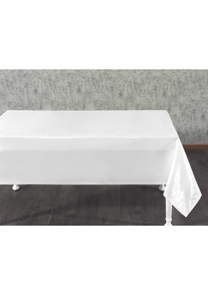 Kristal Monoray Kumaş Beyaz Masa Örtüsü Dikdörtgen 140x200 cm - 759 fiyatları