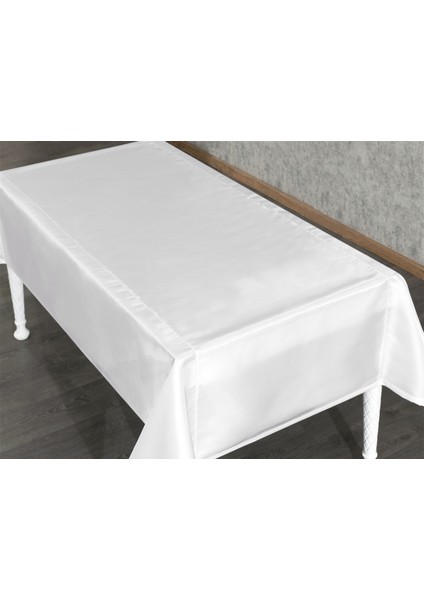 Kristal Monoray Kumaş Beyaz Masa Örtüsü Dikdörtgen 140x200 cm - 759 modelleri