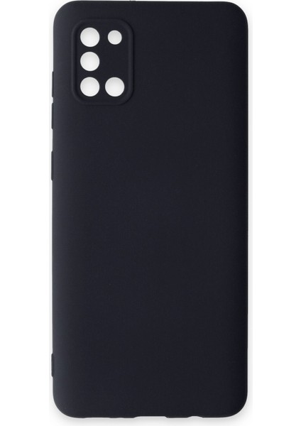Samsung Galaxy A31 Kılıf Nano Içi Kadife Silikon - Lacivert 300099