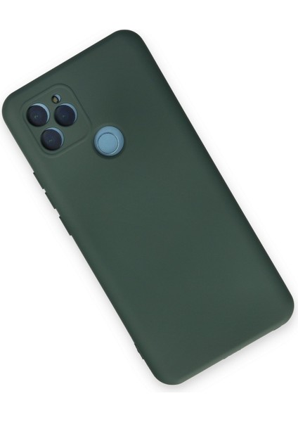 General Mobile Gm 22 Kılıf Nano Içi Kadife Silikon - Koyu Yeşil 300099