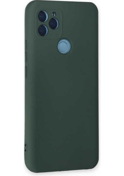 General Mobile Gm 22 Kılıf Nano Içi Kadife Silikon - Koyu Yeşil 300099
