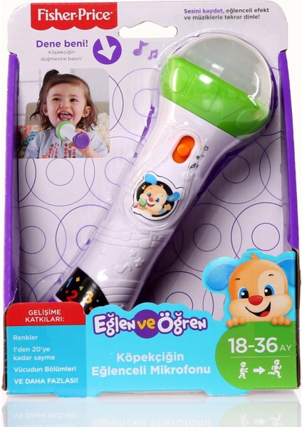 Fisher Price Köpekçiğin Eğlenceli Mikrofonu Türkçe