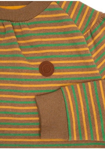 Kız Çocuk Recycle Çizgili Sweatshirt – Reborn fiyatları