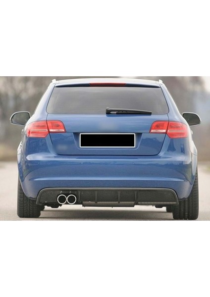 Audi A3 2003-2012 Hb 2 Kapı S3 Difüzör Soldan Çift (Plastik) modelleri