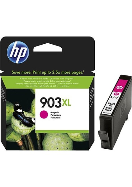 903XL Yüksek Kapasiteli Kırmızı (Magenta) Kartuş T6M07AE