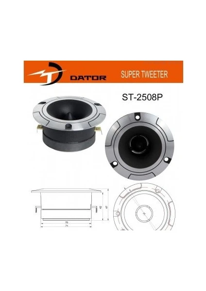 ST2508P Twetter 200 Watt 50 Rms / ST-2508P