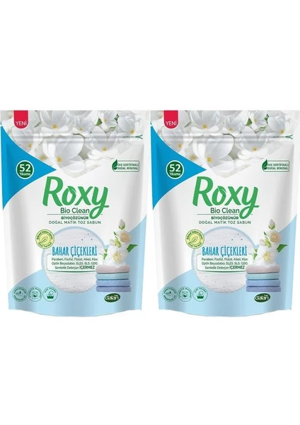 Dalan Roxy Toz Sabun Matik Bahar Çiçekleri 1600 gr x 2