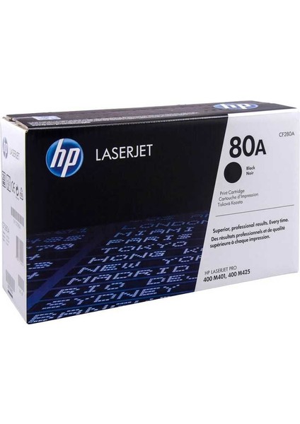 80A-CF280A Orijinal Siyah Toner