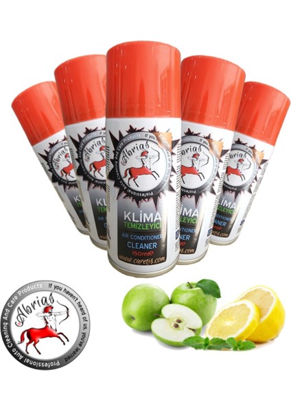 Klima Temizleyici ve Klima Bombası Limon Elma 5 Adet