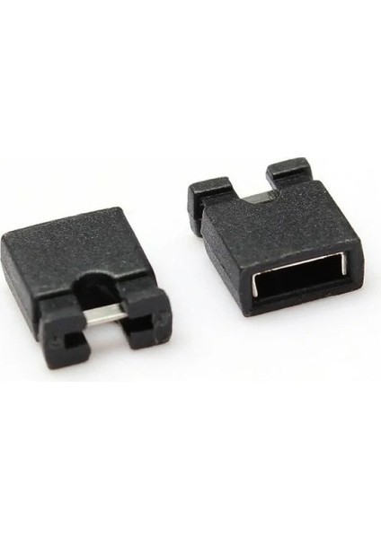 2 Pin 2.0mm Kısa Tip Dişi Jumper Siyah - 100 Adet