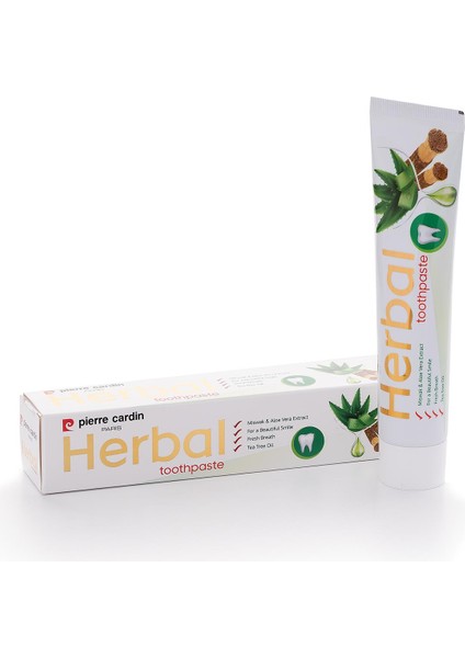 Aloe Vera & Misvak & Çay Ağacı Özlü Bitkisel Diş Macunu - 75 ml