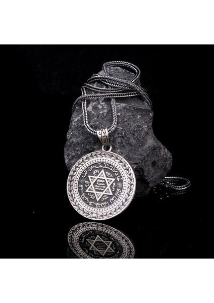 925 Ayar Gümüş Hz Süleyman Mührü Model Yüzük modelleri