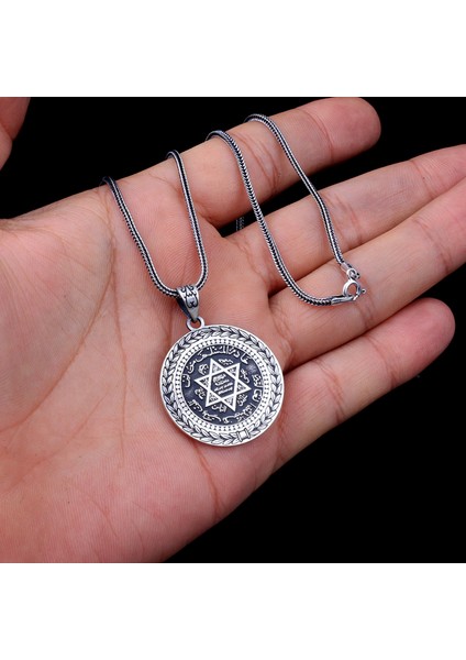 925 Ayar Gümüş Hz Süleyman Mührü Model Yüzük fırsatları