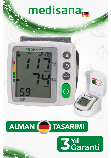 99535 Bilek Tipi Tansiyon Aleti - 2 Kişi İçin 120 Hafıza - Alman Tasarım