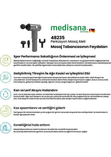 MED-48235 Perküsyon Masaj Aleti indirimleri