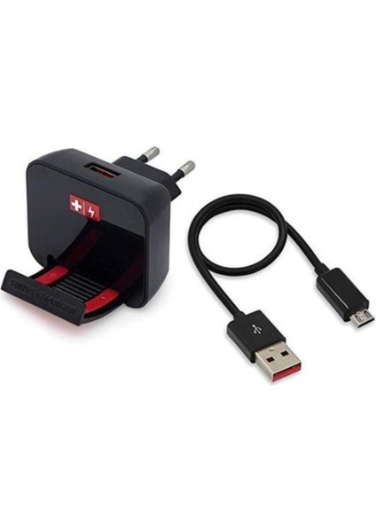 SCH20022 EcoMax Charger Standlı Universal Şarj Cihazı Micro USB Kablolu