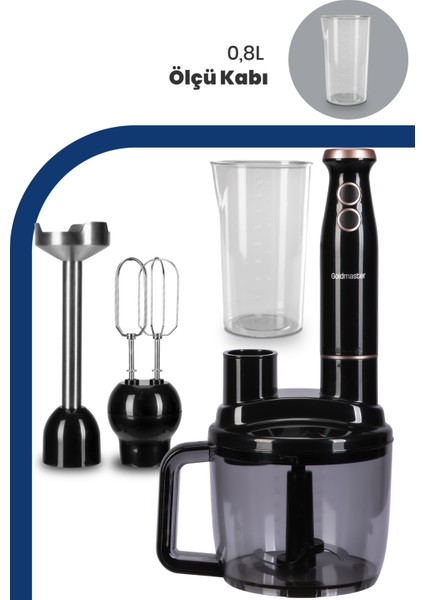 Bestrobot 1500 Watt 5 In 1 Goldmaster Bestrobot 1500 Watt 5 In 1 Mutfak Robotu Multi Blender Seti GM7270