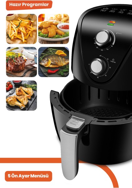 Bestfry 4.5 Litre Airfryer Yağsız Kızartma Sıcak Hava Fritöz fiyatları