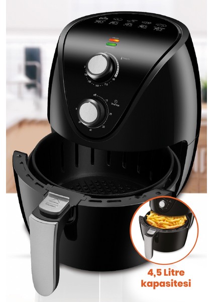 Bestfry 4.5 Litre Airfryer Yağsız Kızartma Sıcak Hava Fritöz fırsatları