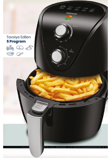 Bestfry 4.5 Litre Airfryer Yağsız Kızartma Sıcak Hava Fritöz indirimleri