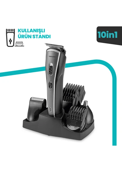 Zener (GM-9106) 10 In 1 Saç ve Sakal Kesme Makinesi