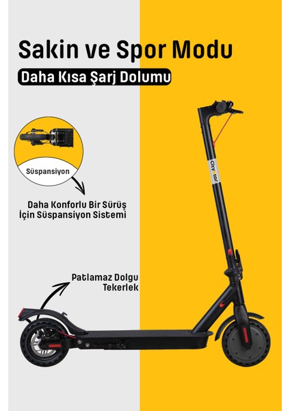 star Süspansiyonlu Güçlü Motor Elektrikli Scooter modelleri