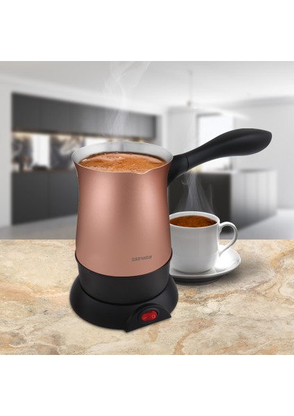 Keyf-I Sefa Gold 5 Fincan Kapasiteli Paslanmaz Çelik Elektrikli Cezve IN-6307G