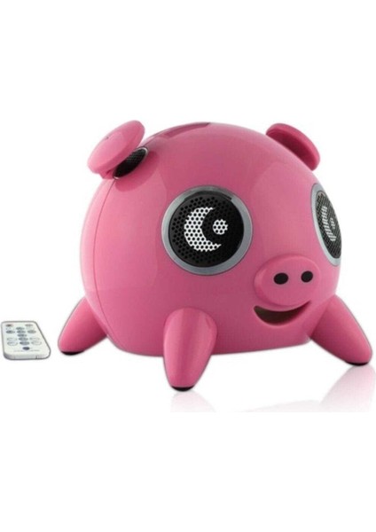 S-3 Pig Portatif Hoparlör Pembe