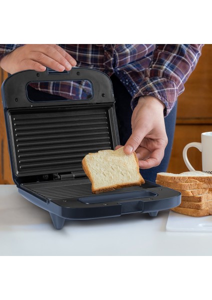 Miss 750W Isınmaya Dayanıklı Tost ve Izgara Makinesi Ege Mavisi In 6409 fiyatları