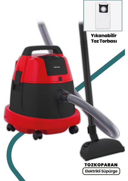 BY-4595 Tozkoparan 2200W Islak/kuru Toz Torbalı Süpürge
