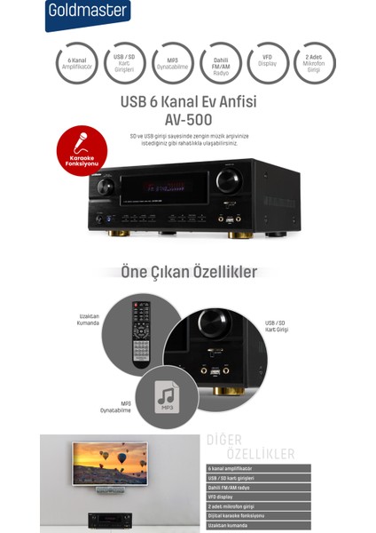 Av-500 Usb 6 Kanal Ev Anfisi