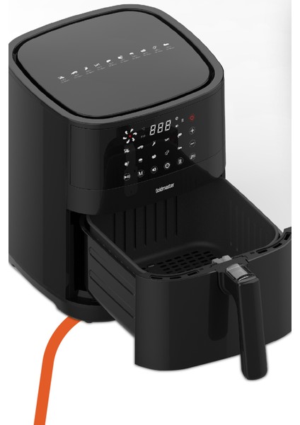 Smartfry Dijital Dokunmatik 10 Ön Ayarlı 6 Litre Airfryer Yağsız Kızartma Sıcak Hava Fritöz